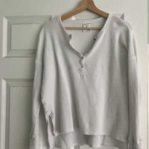 Aerie waffle tee. Worn twice.